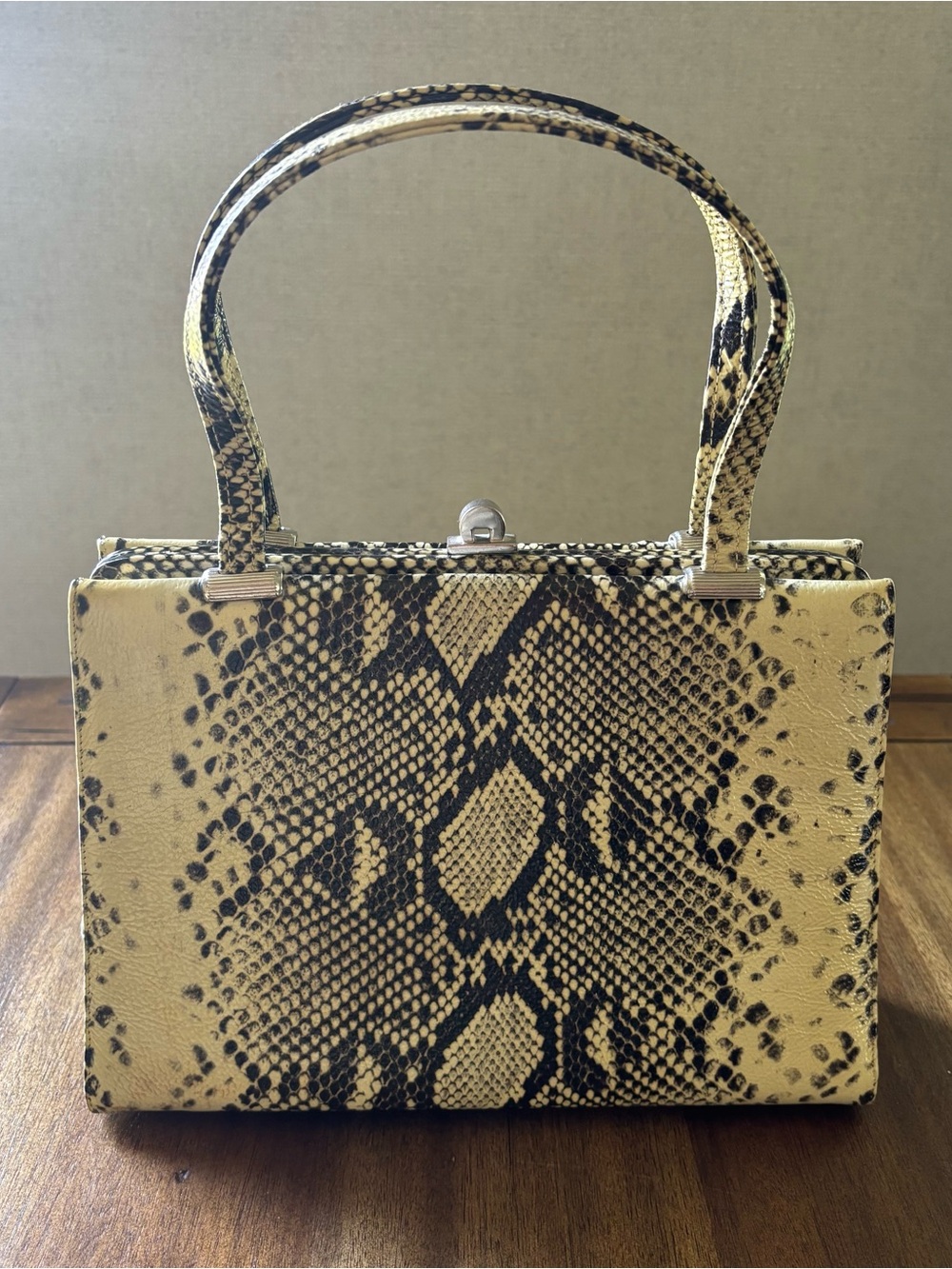 MINT Andrew Geller 1950s Snakeskin Handbag